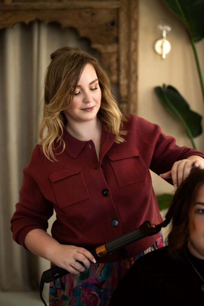 Bruidskapsel door Celine Visagie